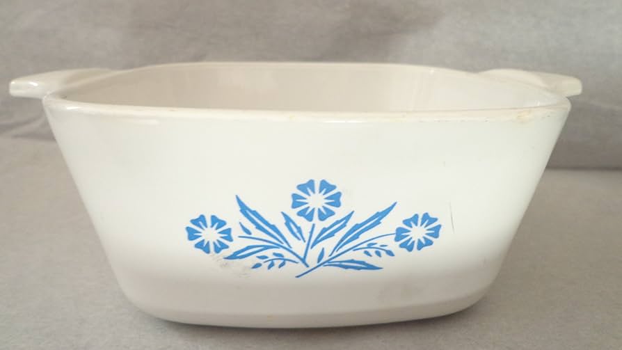 パイレックス/ORIGINAL4P/BAKERS /USA CORNING/ Amazon.com: Vintage Corning Pyrex Cornflower Blue Baking